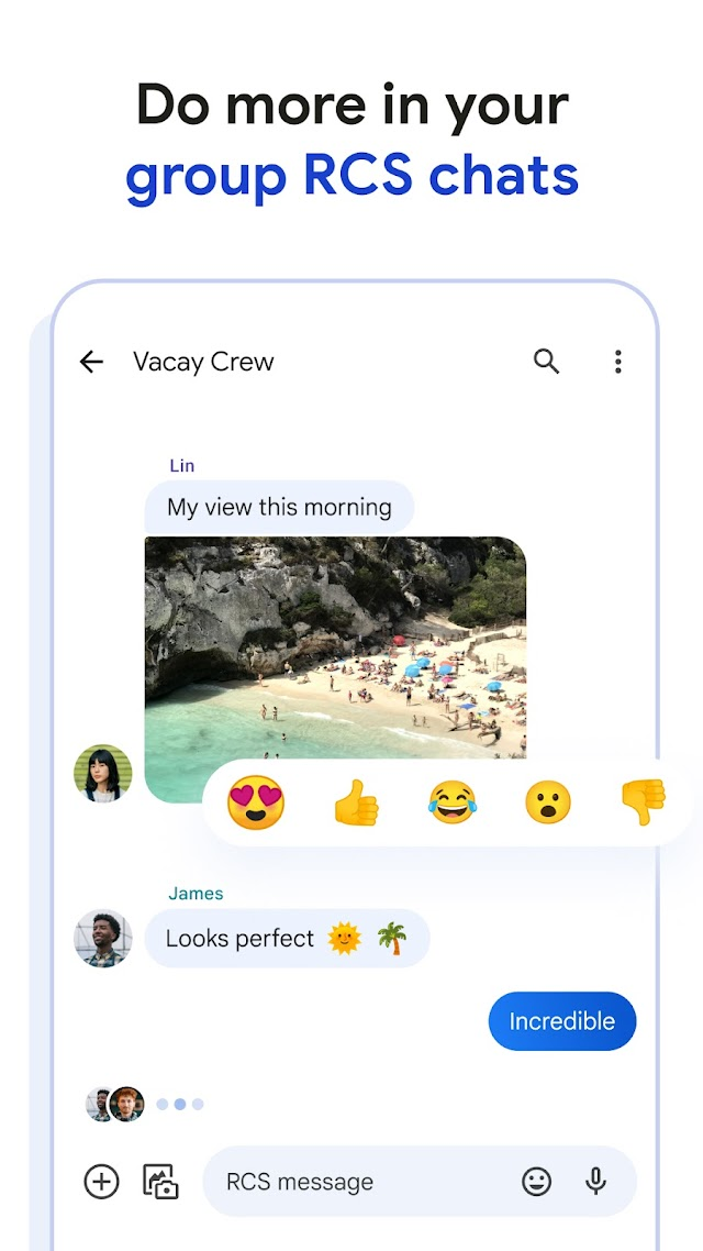 Google SMS Uygulaması Resimleri