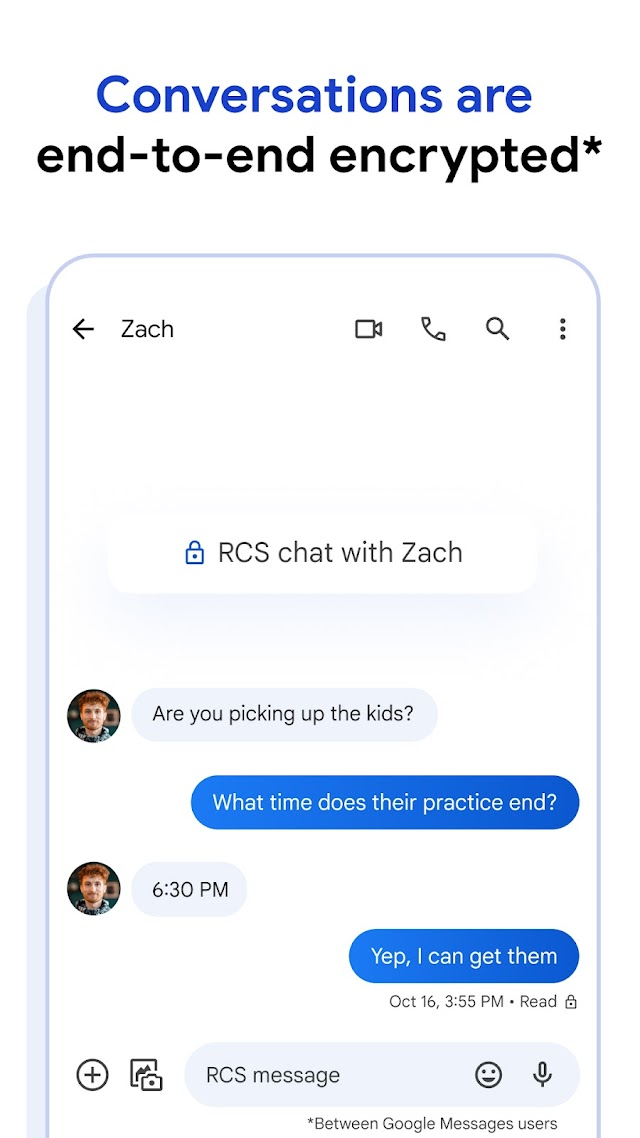 Google SMS Uygulaması Resimleri