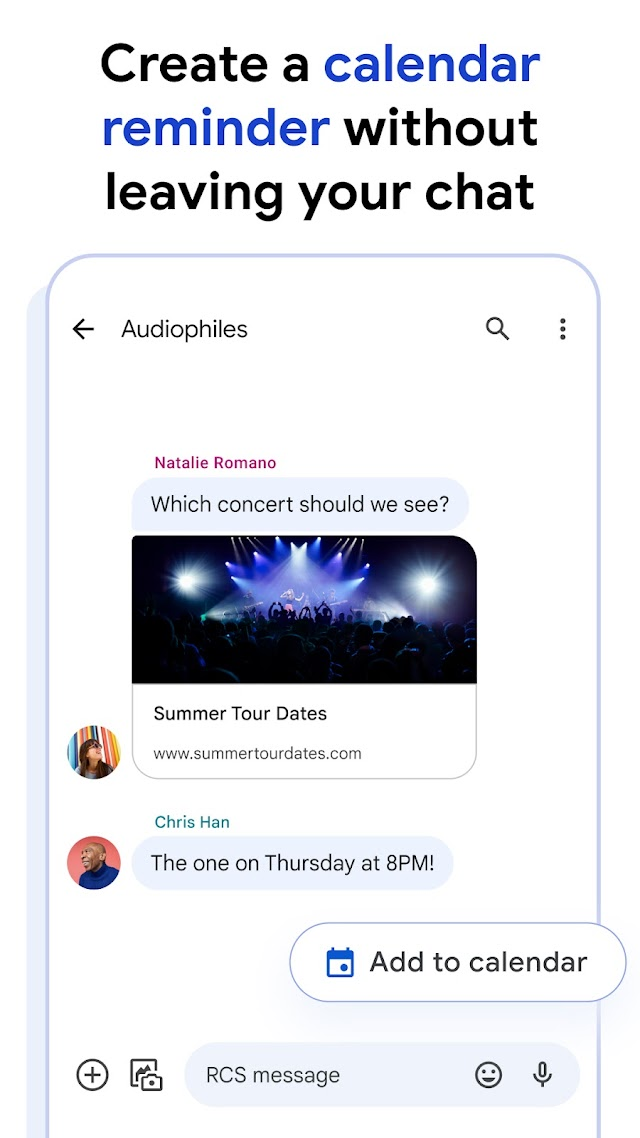 Google SMS Uygulaması Resimleri