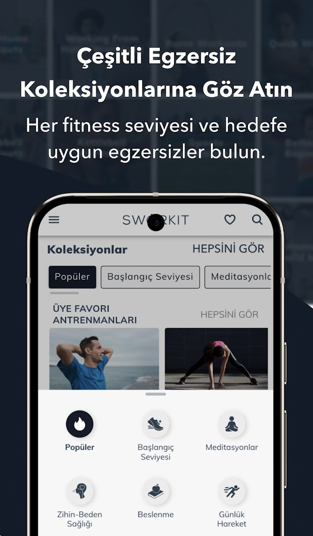 Sworkit: Evde Fitness Resimleri