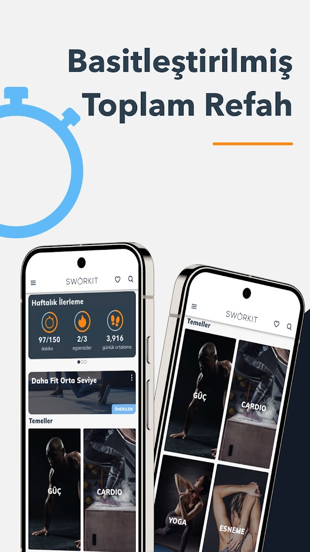 Sworkit: Evde Fitness Resimleri