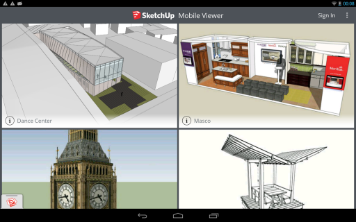 SketchUp Mobile Viewer Resimleri