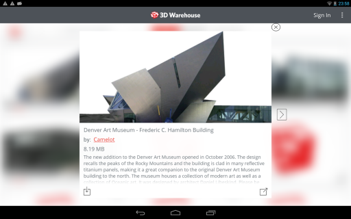 SketchUp Mobile Viewer Resimleri