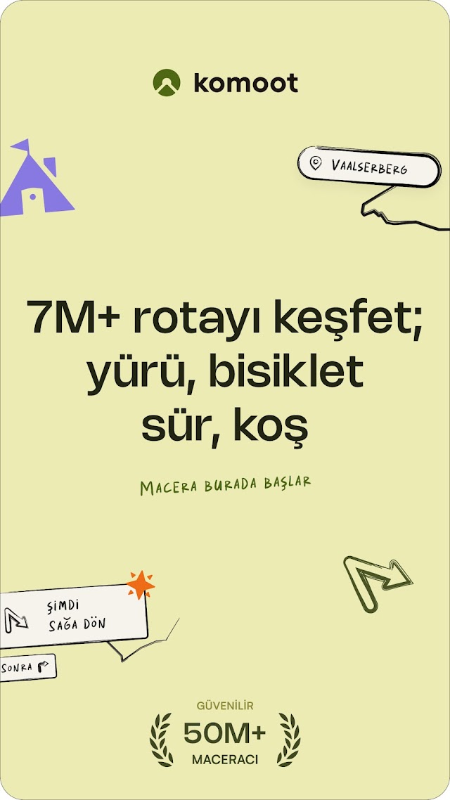 komoot: yürüyüş, koşu Resimleri