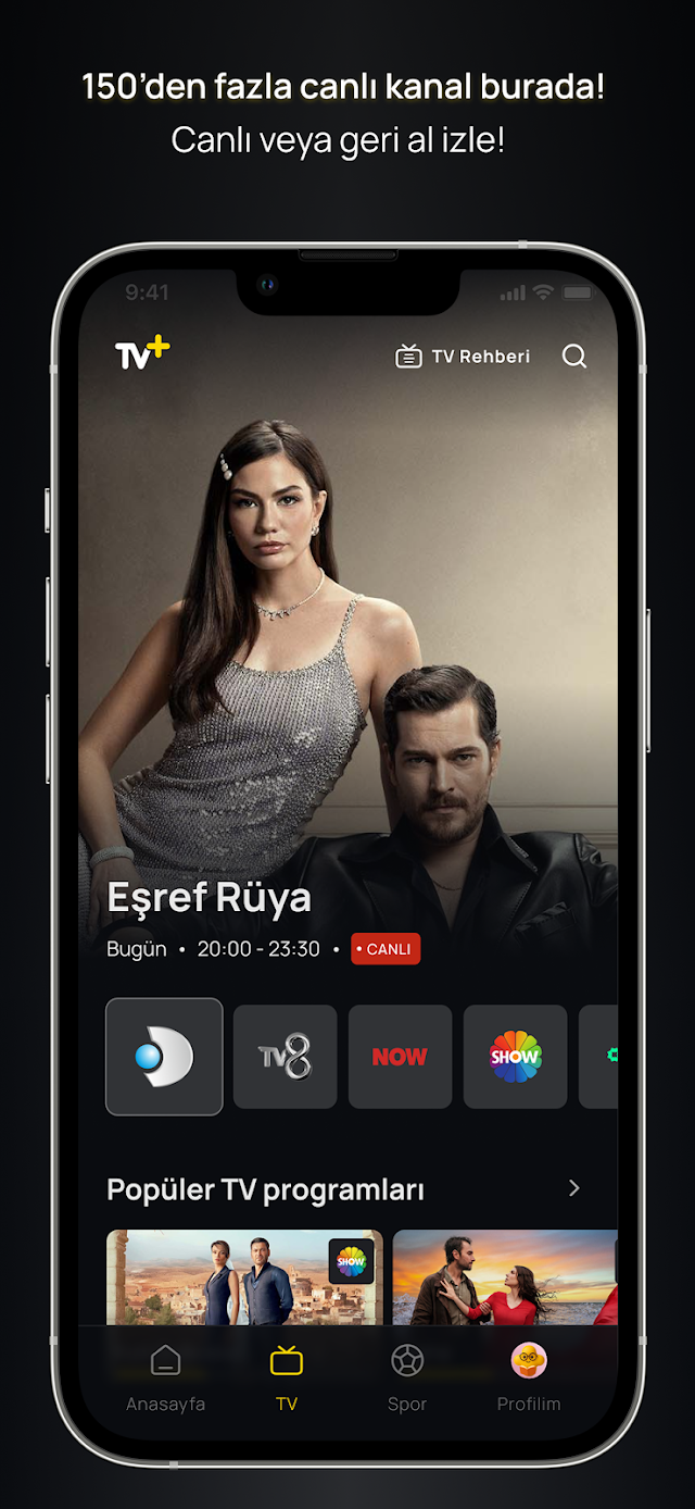 TV+: Film, Dizi & Canl� TV Resimleri