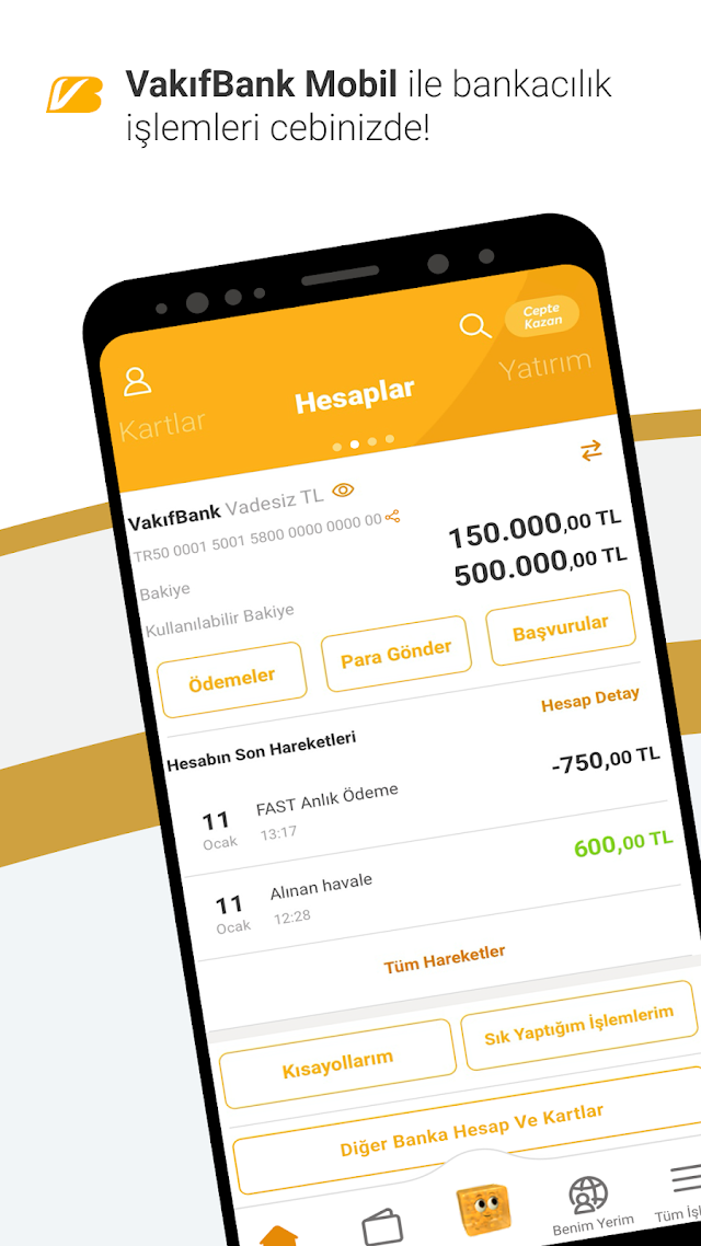 VakıfBank Mobil Bankacılık Resimleri