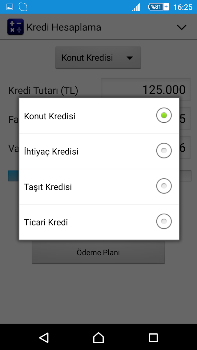 Kredi Hesaplama Resimleri