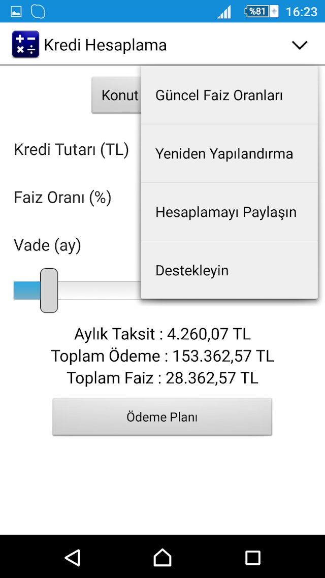 Kredi Hesaplama Resimleri
