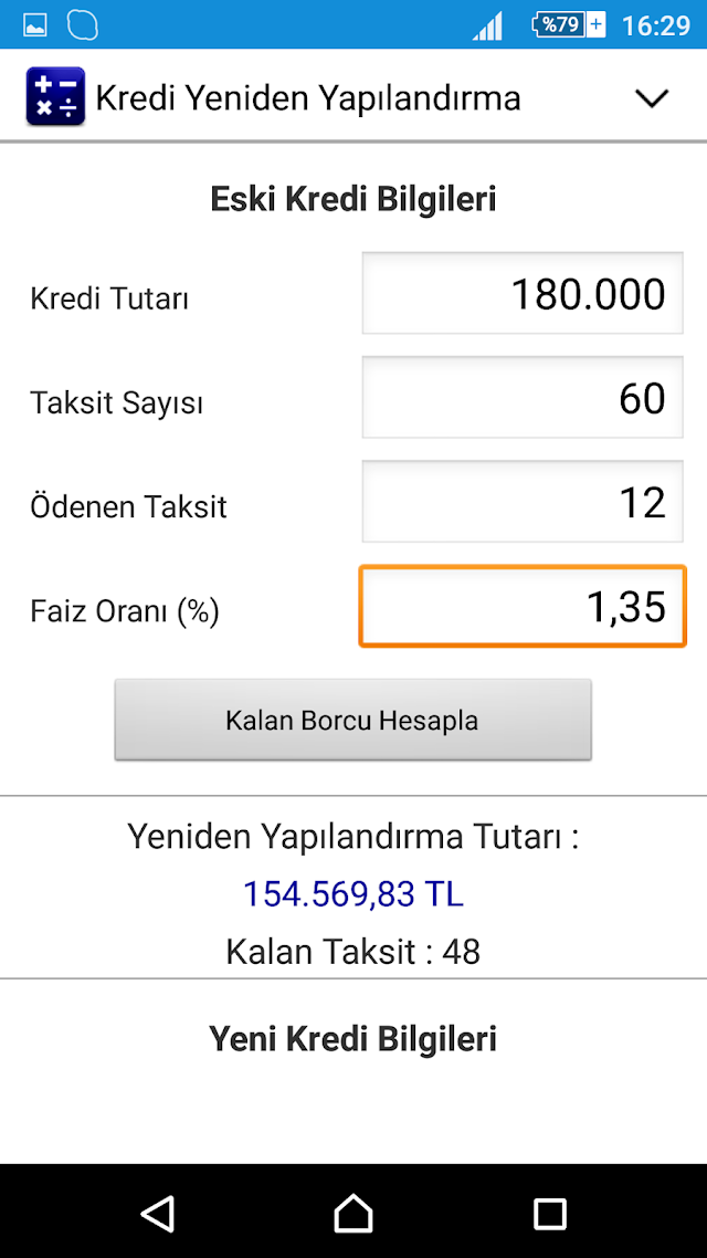 Kredi Hesaplama Resimleri