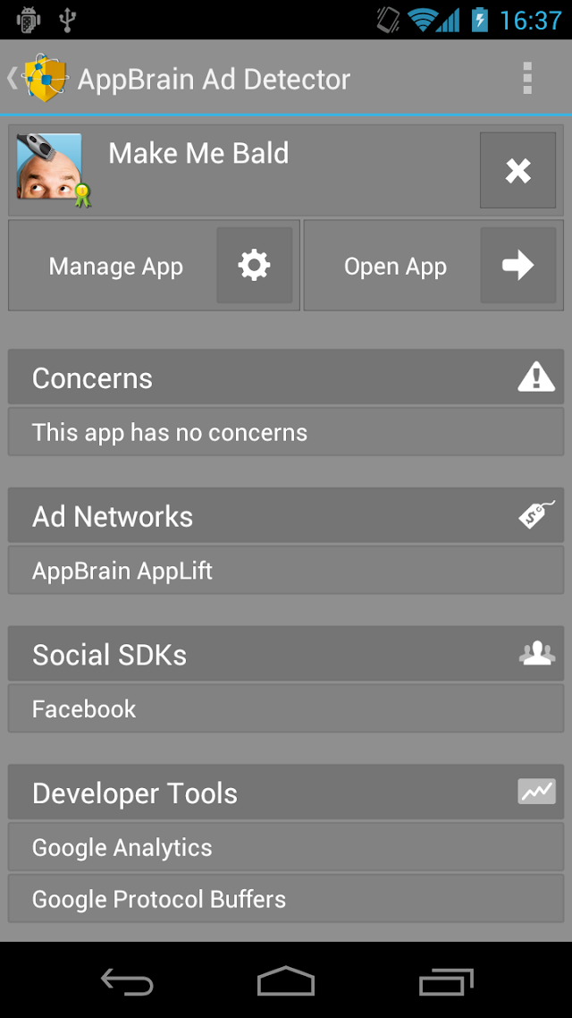 AppBrain Ad Detector Resimleri