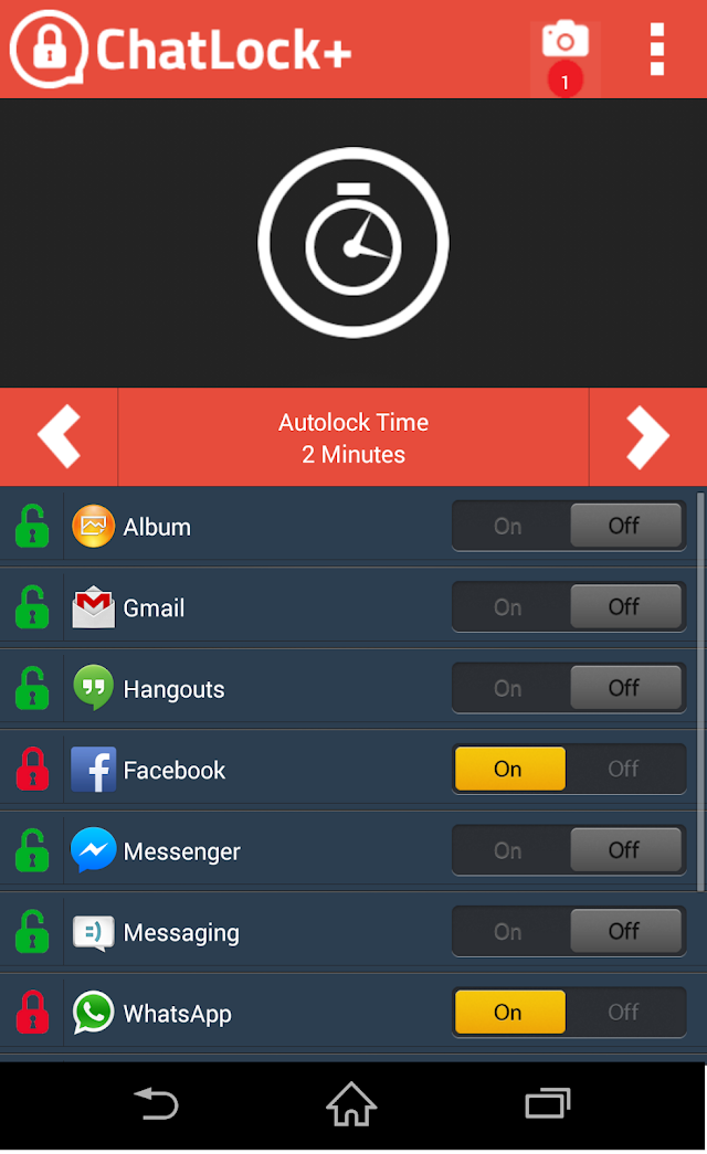 Messenger and Chat Lock Resimleri