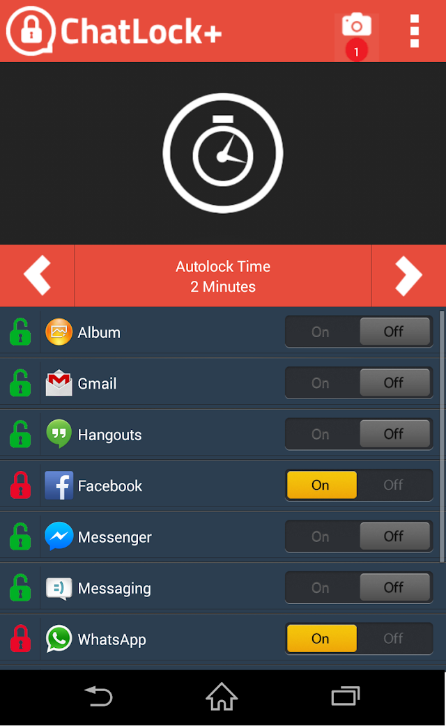 Messenger and Chat Lock Resimleri