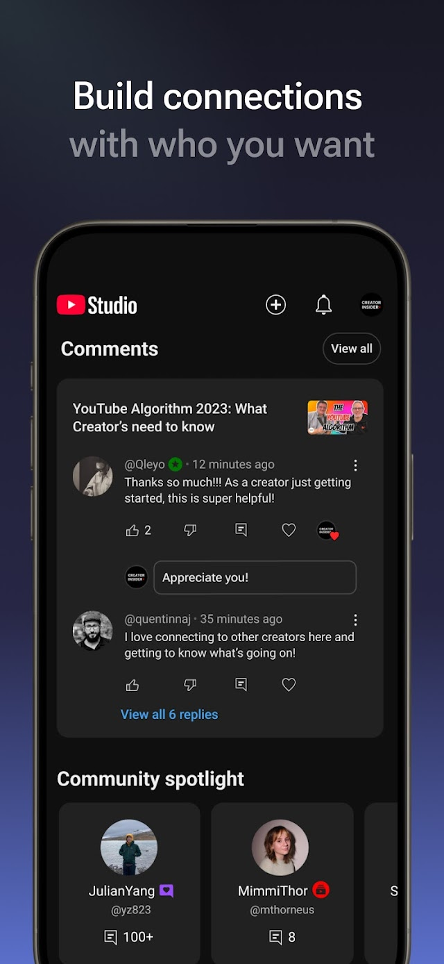 YouTube Studio Resimleri