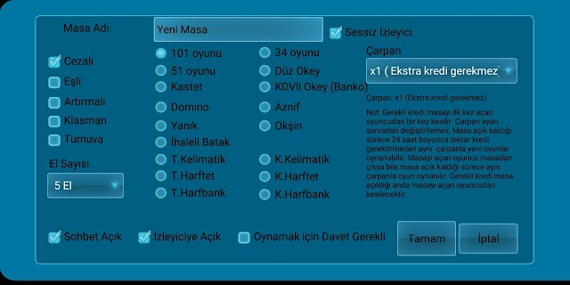 101 Okey hakkarim.net Resimleri