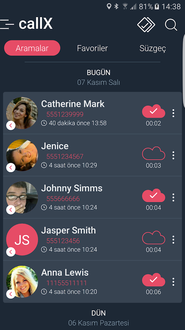 Call Recorder - callX Resimleri