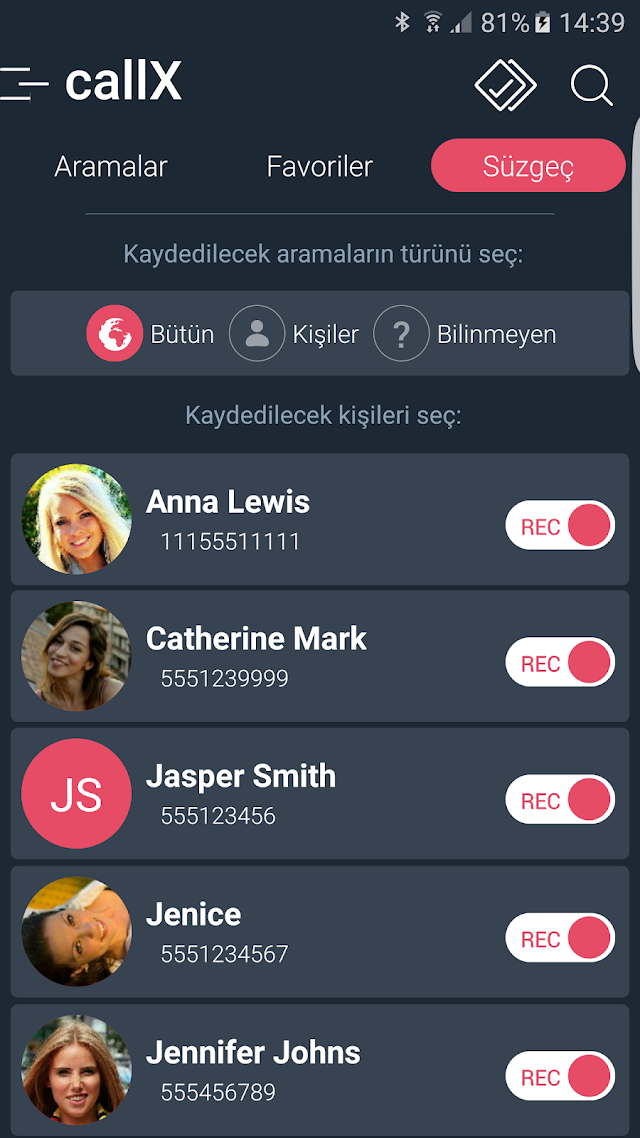 Call Recorder - callX Resimleri