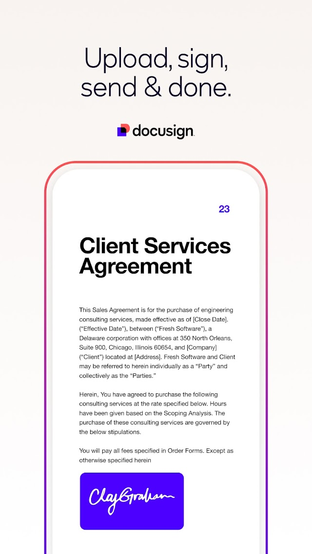 Docusign - Upload & Sign Docs Resimleri