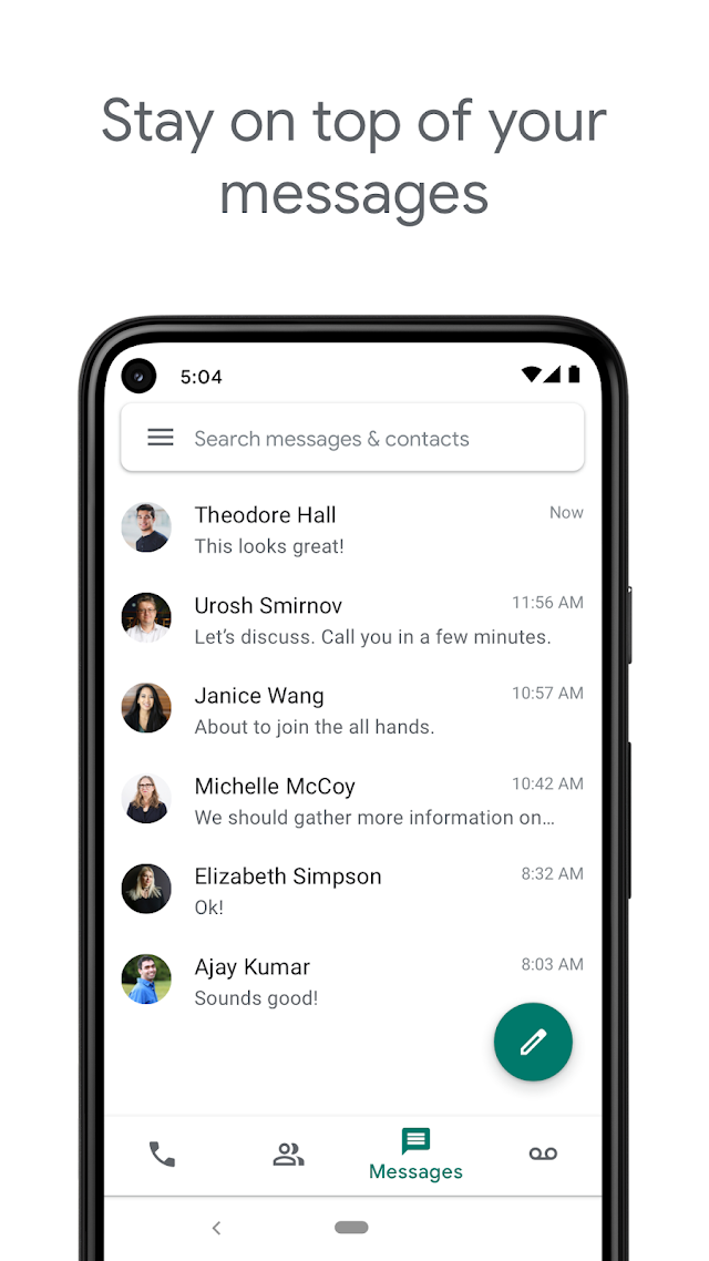 Google Voice Resimleri