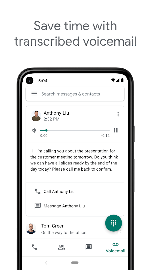 Google Voice Resimleri