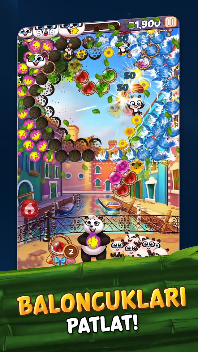Bubble Shooter: Panda Pop! Resimleri