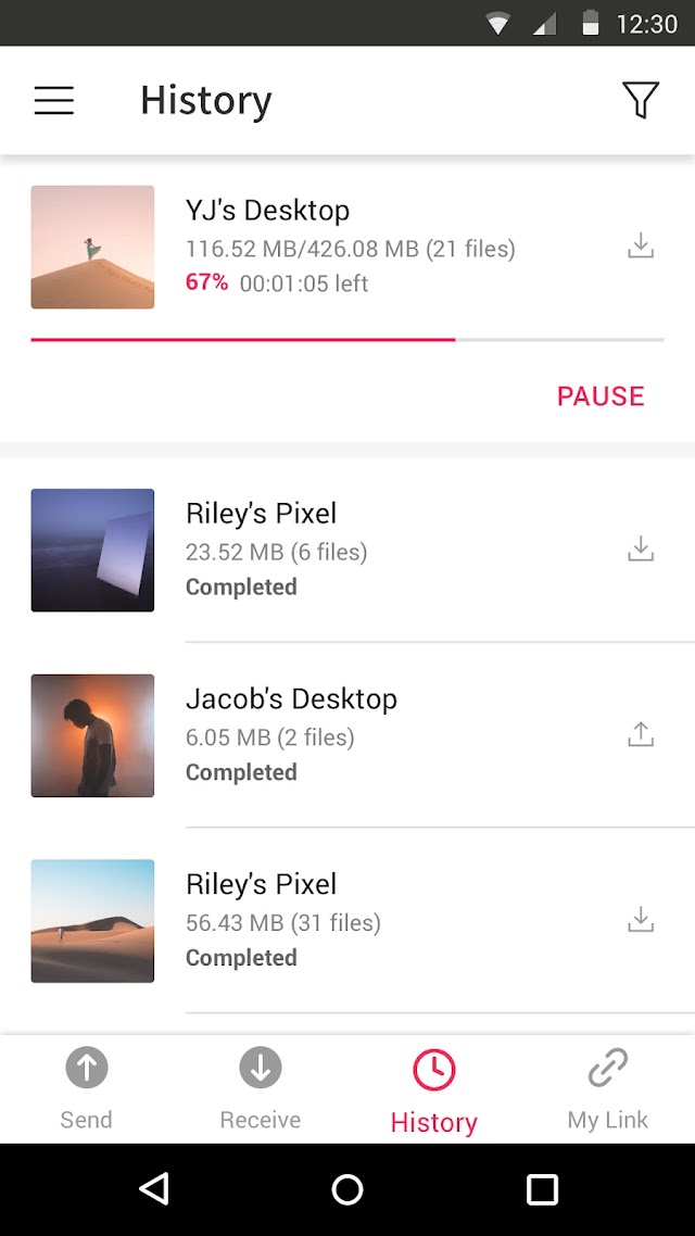 Send Anywhere (Dosya Aktarma) Resimleri