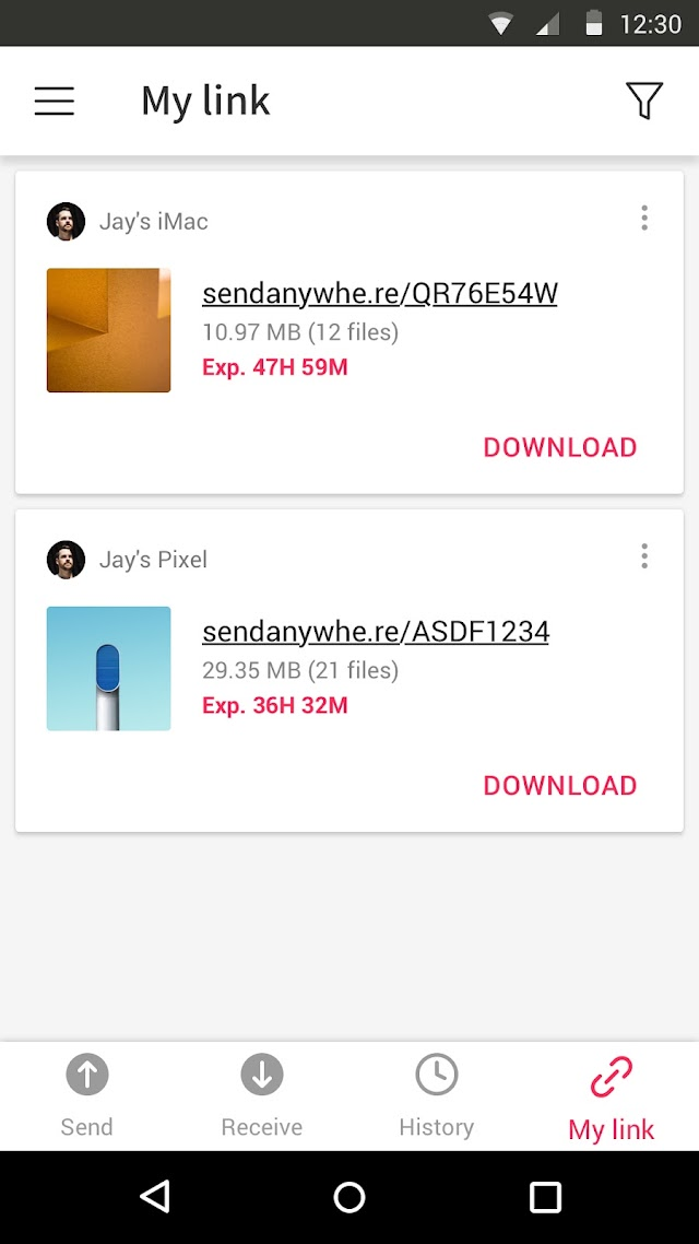 Send Anywhere (Dosya Aktarma) Resimleri