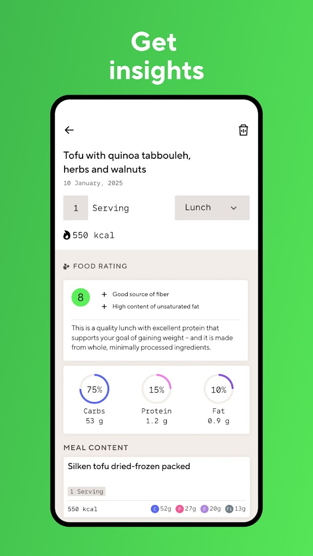 Lifesum: AI Calorie Tracker Resimleri
