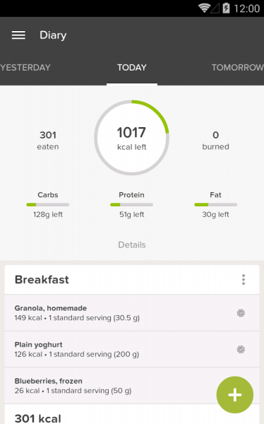 calorie counter android calorie counter android