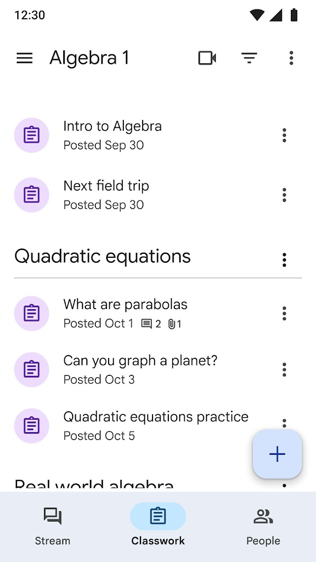 Google Classroom Resimleri