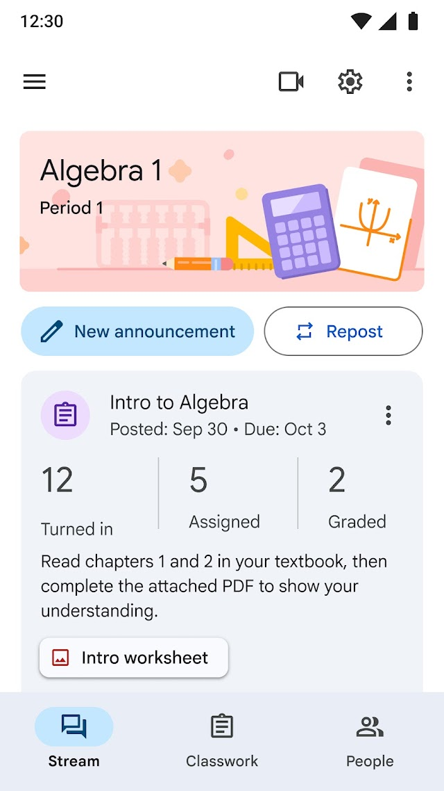 Google Classroom Resimleri