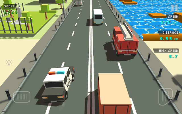 Blocky Traffic Racer Resimleri