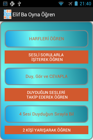 Elif Ba Oynayarak Öğren Sesli Resimleri