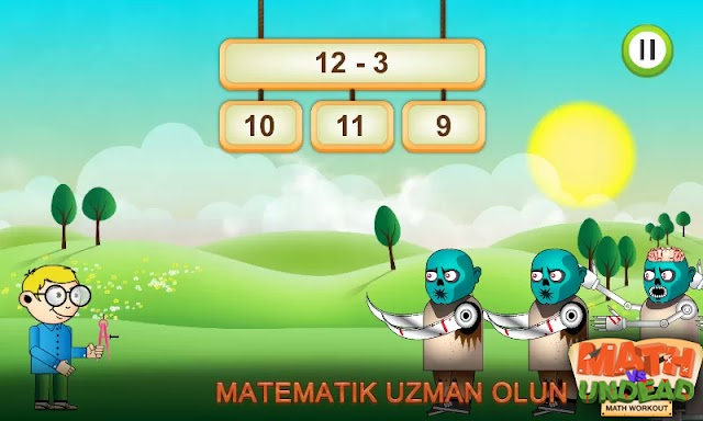 Math vs Undead Matematik Oyunu Resimleri