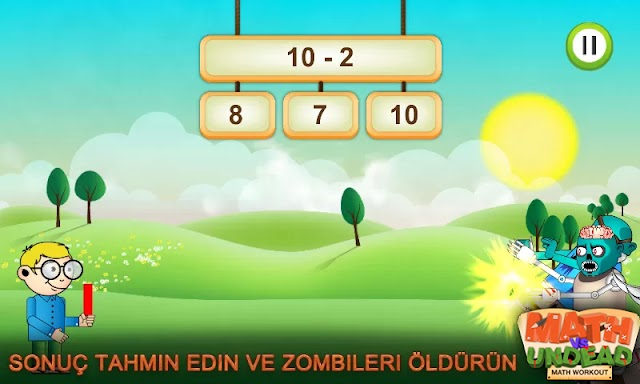 Math vs Undead Matematik Oyunu Resimleri