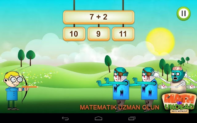 Math vs Undead Matematik Oyunu Resimleri