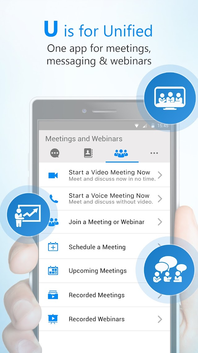 U Meeting, Webinar, Messenger Resimleri