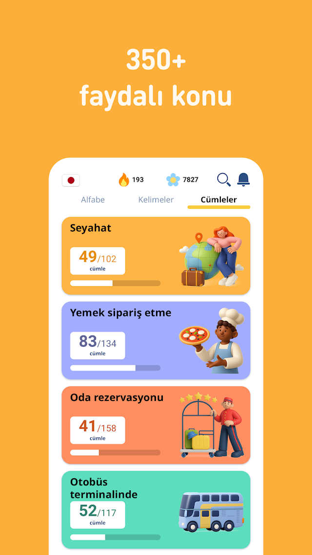 Japonca öğren - 11.000 kelime Resimleri