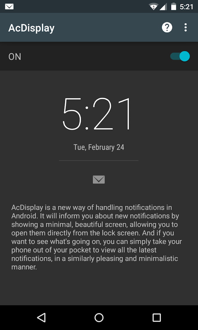 AcDisplay Resimleri