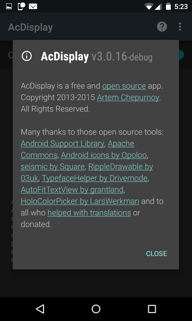 AcDisplay Resimleri