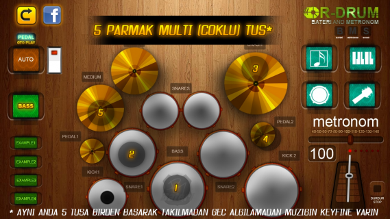 R-DRUM HD (Bateri - Metronom) Resimleri