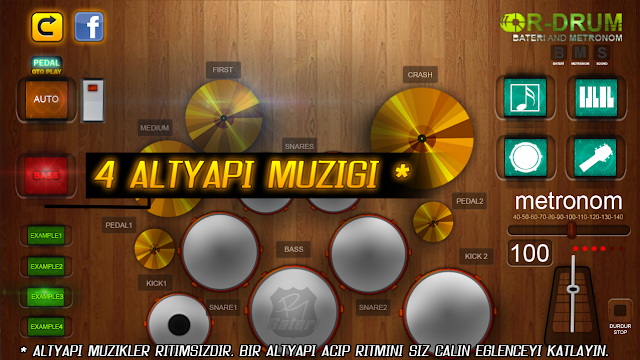 R-DRUM HD Bateri Çal Resimleri