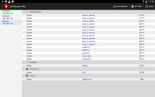 HWMonitor PRO Resimleri