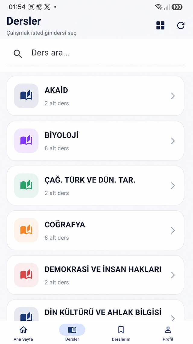 Açık Lise Test Çöz Resimleri