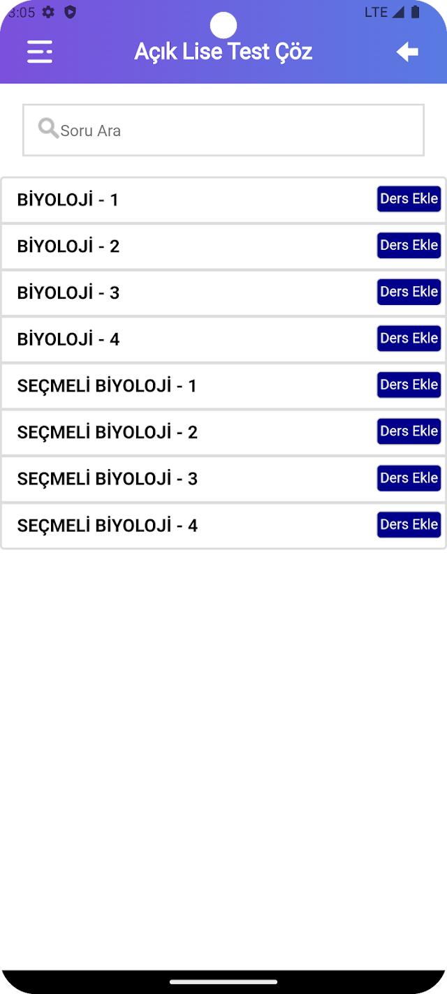 Açık Lise Test Çöz Resimleri