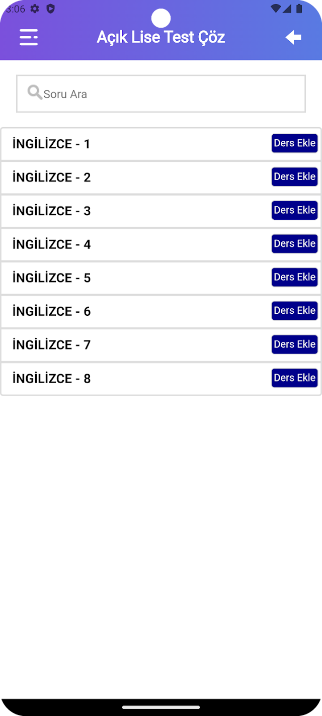 Açık Lise Test Çöz Resimleri