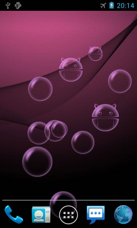 Bubble Live Wallpaper Resimleri