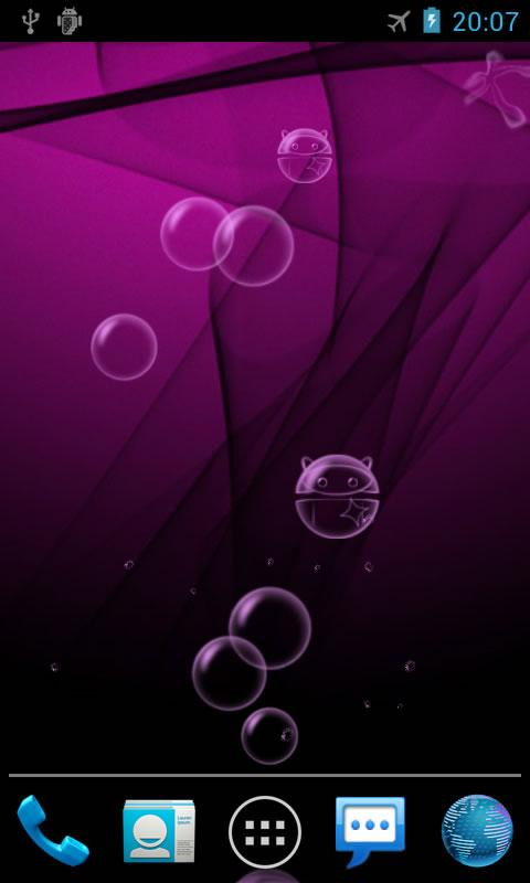 Bubble Live Wallpaper Resimleri