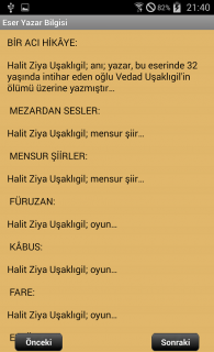 Eser-Yazar Bilgisi Resimleri