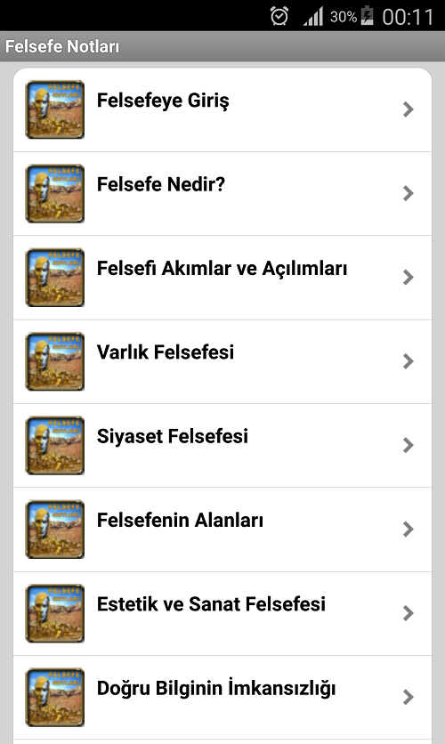 Felsefe Ders Notları Resimleri