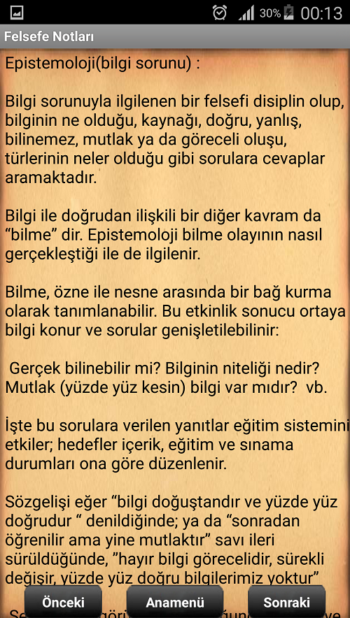 Felsefe Ders Notları Resimleri